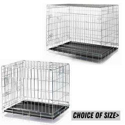 Trixie Dog Kennel Cage Galvanised